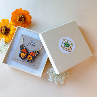 Monarch Butterfly Necklace Necklaces