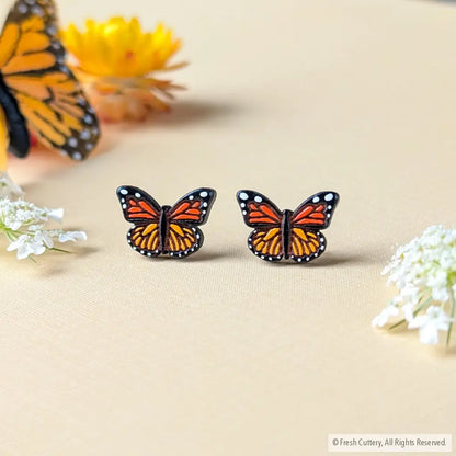 Monarch Butterfly Studs - Studs