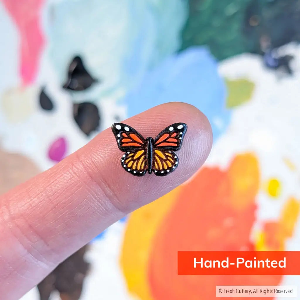 Monarch Butterfly Studs - Studs