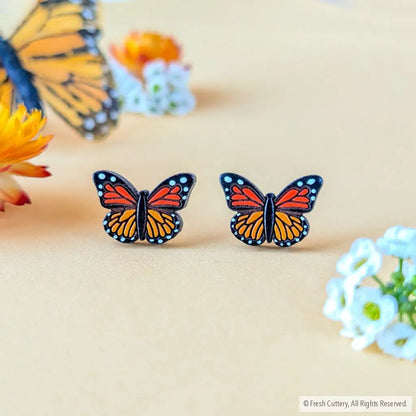 Monarch Butterfly Studs - Studs