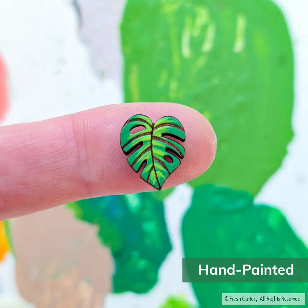 Monstera Studs - Studs