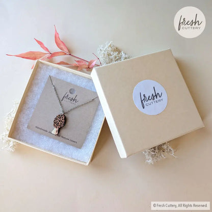 Morel Mushroom Necklace Necklaces