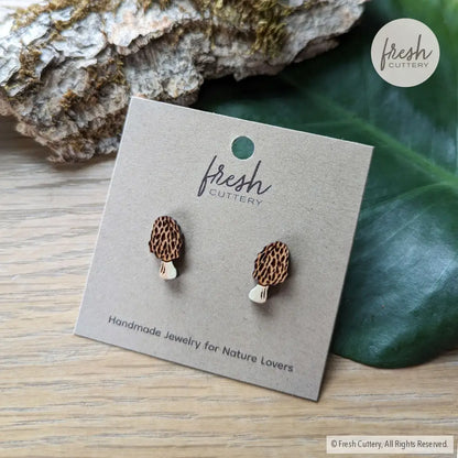 Morel Mushroom Studs