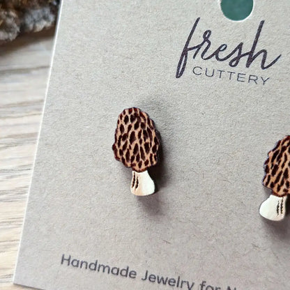 Morel Mushroom Studs