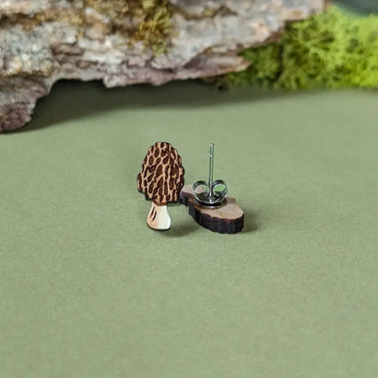 Morel Mushroom Studs