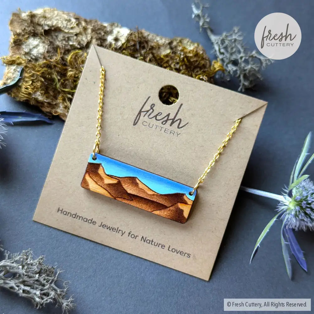 Mountain Landscape Necklace Necklaces