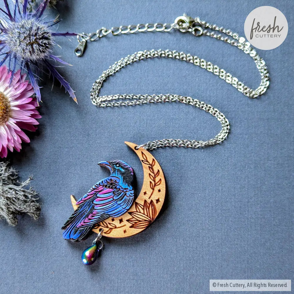 Mystical Raven Statement Necklace Necklaces