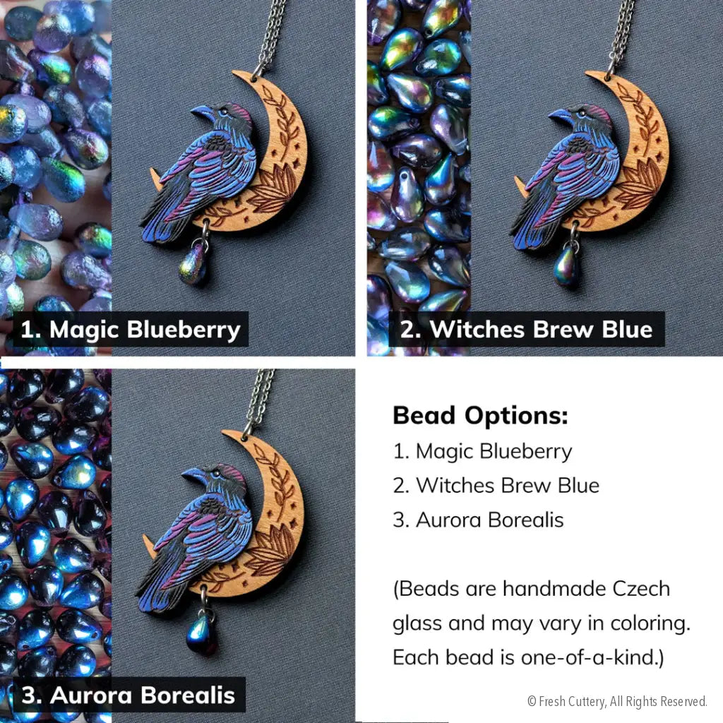 Mystical Raven Statement Necklace Necklaces