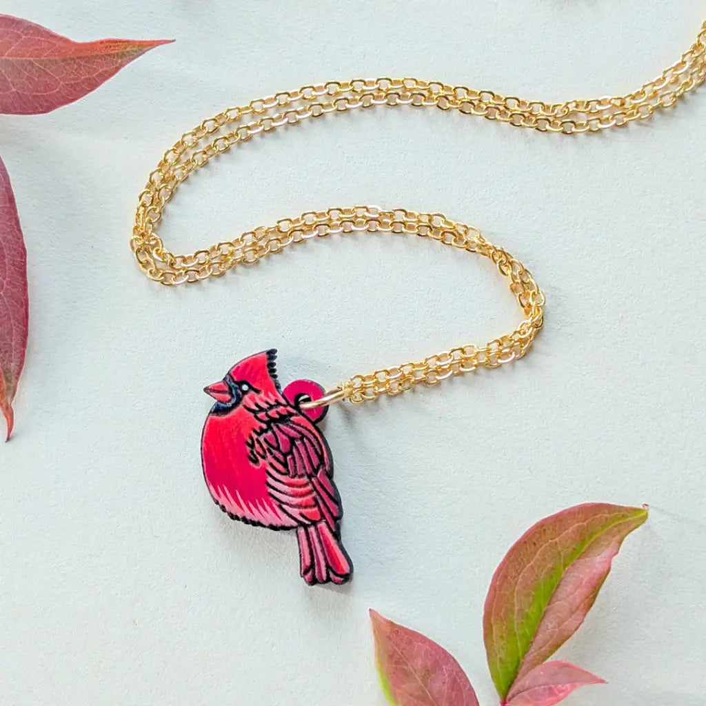 Northern Cardinal Necklace Necklaces