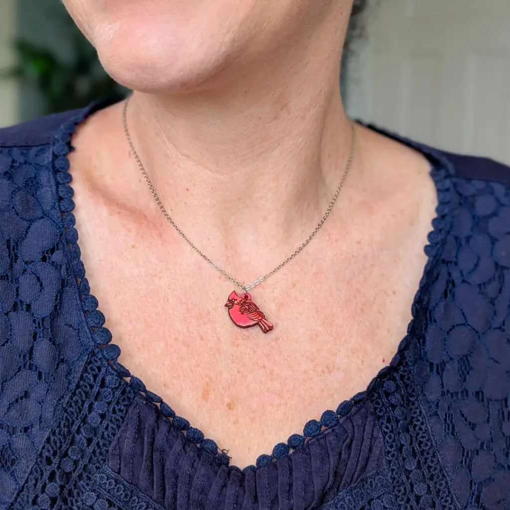 Northern Cardinal Necklace Necklaces