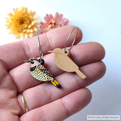 Northern Flicker Earrings Dangle And Drop
