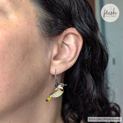 Northern Flicker Earrings Dangle And Drop