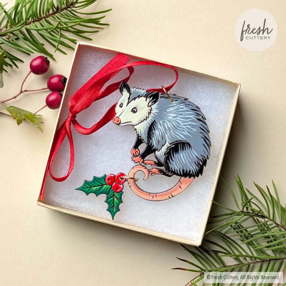 Opossum Ornament Ornaments