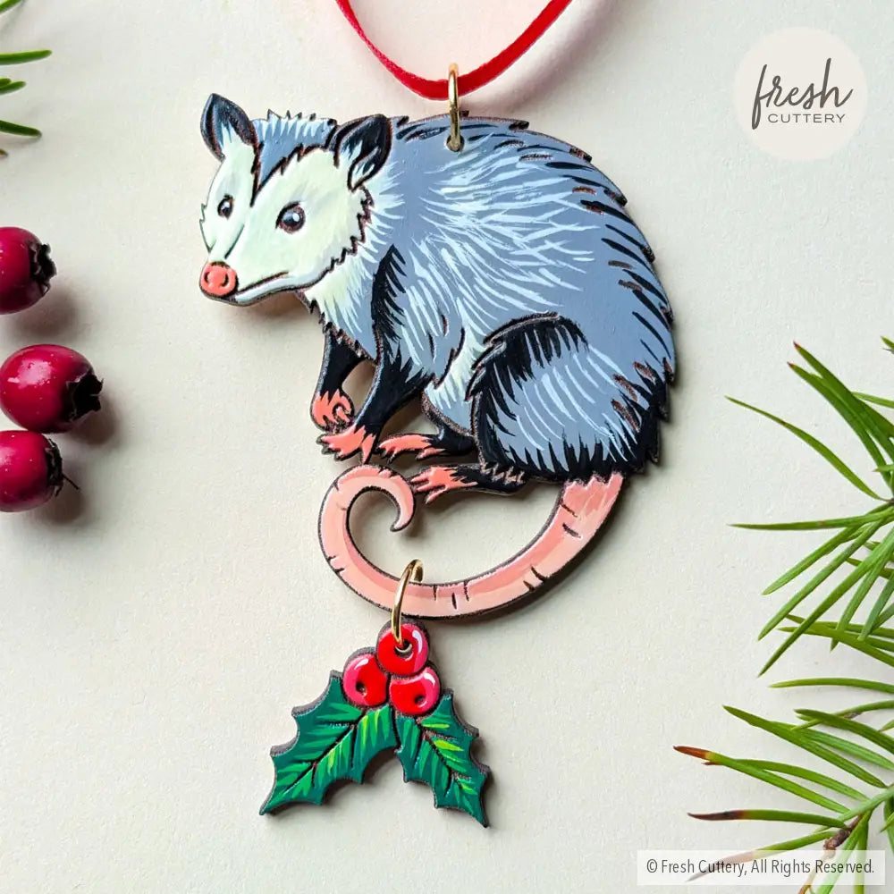 Opossum Ornament Ornaments