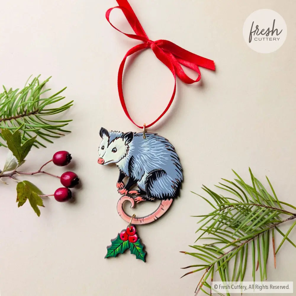 Opossum Ornament Ornaments