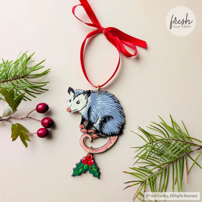Opossum Ornament Ornaments