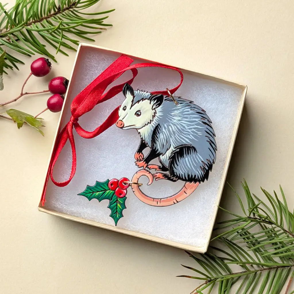 Opossum Ornament Ornaments