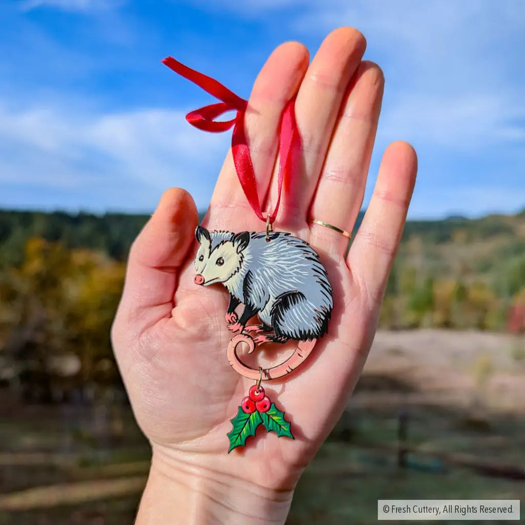 Opossum Ornament Ornaments