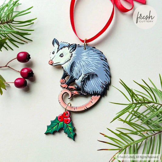 Opossum Ornament Ornaments
