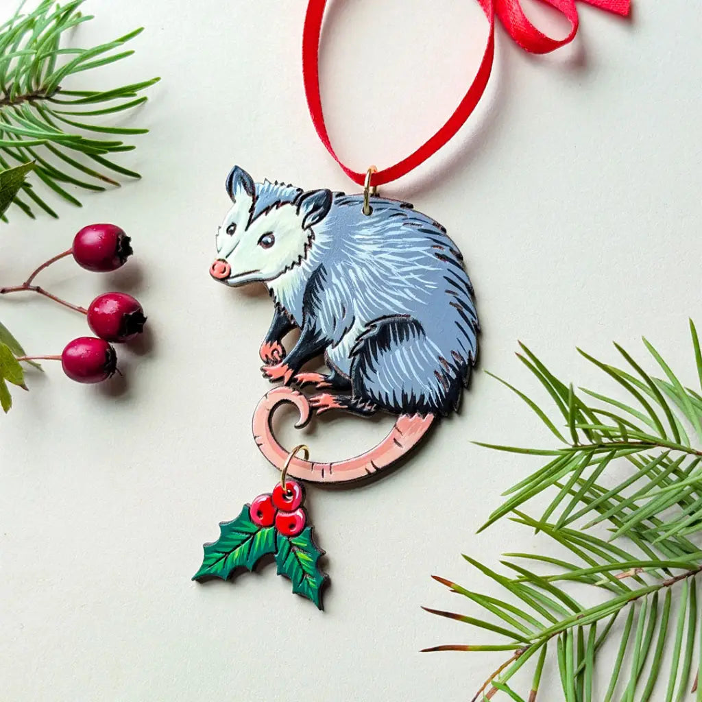 Opossum Ornament Ornaments
