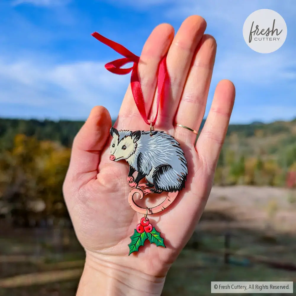 Opossum Ornament Ornaments