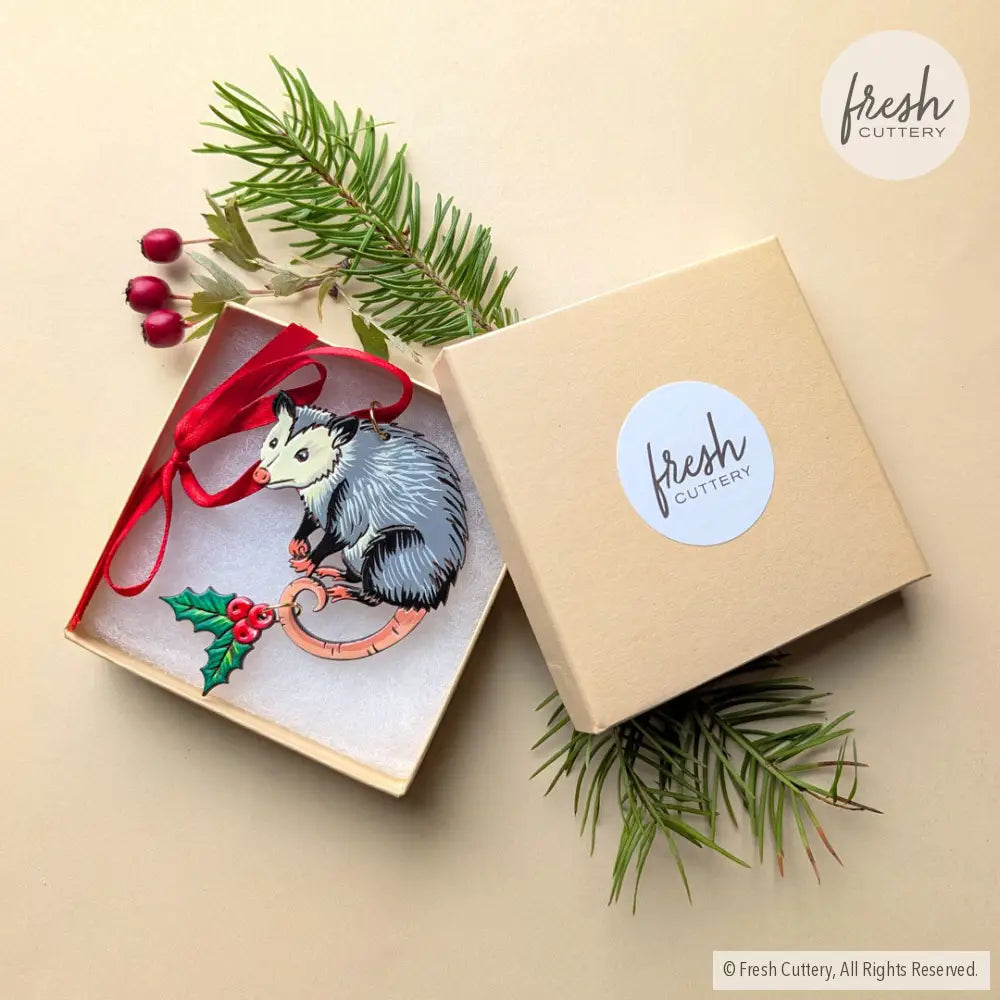 Opossum Ornament Ornaments