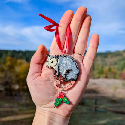 Opossum Ornament Ornaments