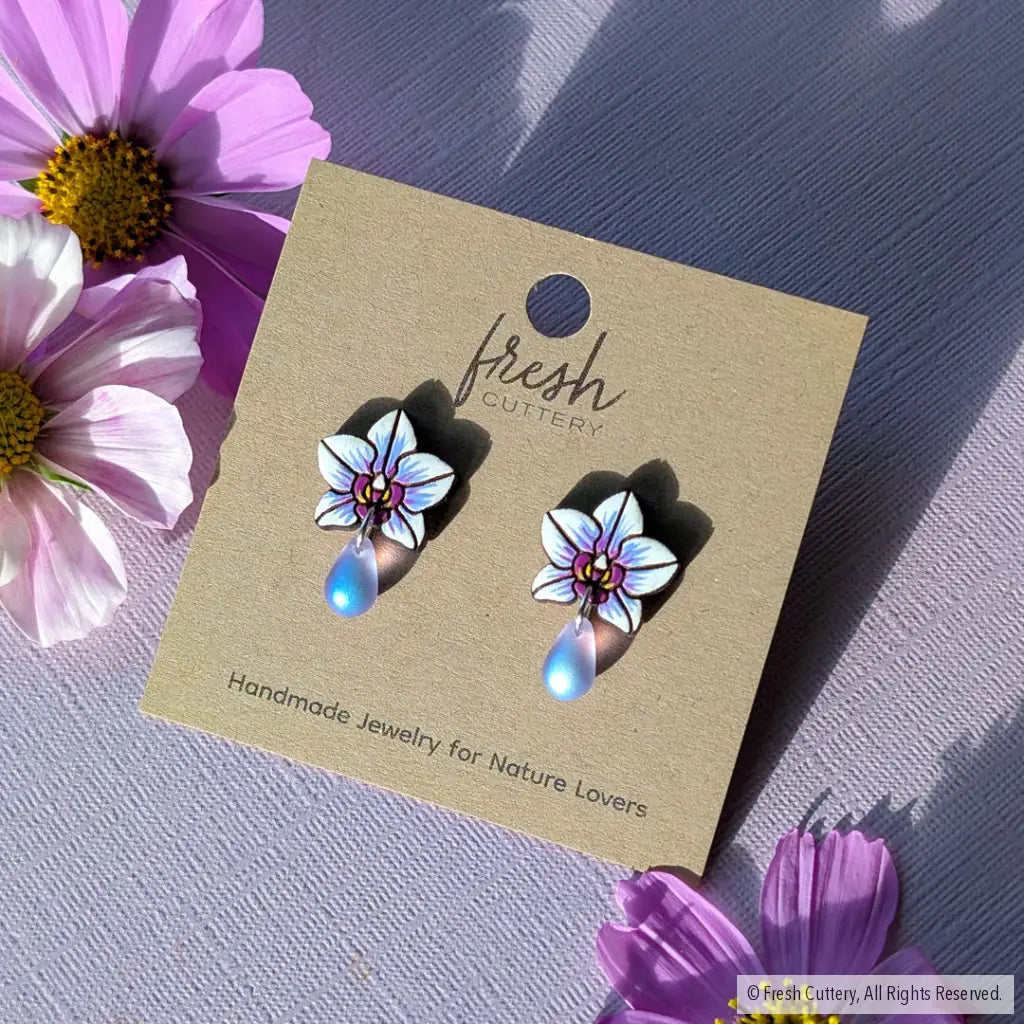 Orchid Drops Studs
