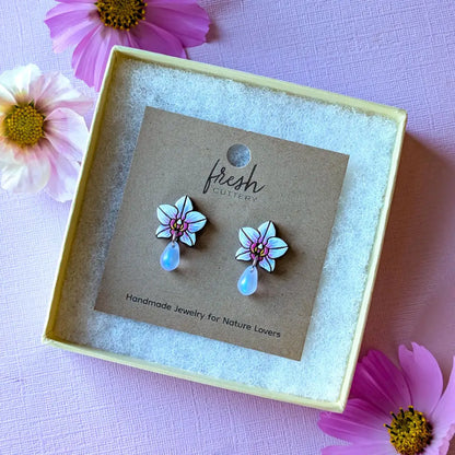 Orchid Drops Studs