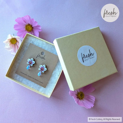 Orchid Drops Studs