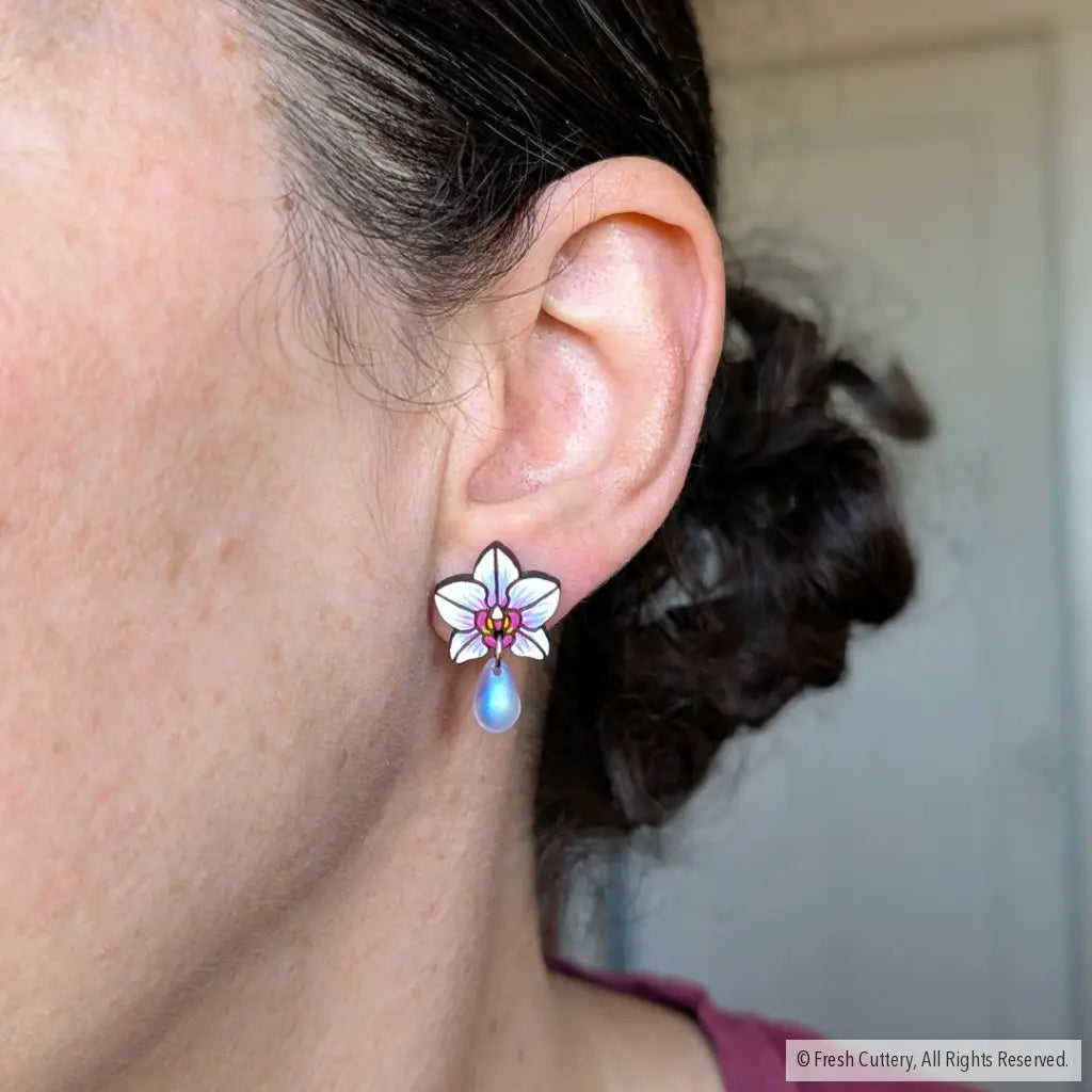 Orchid Drops Studs