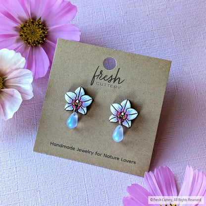 Orchid Drops Studs
