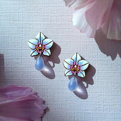 Orchid Drops Studs