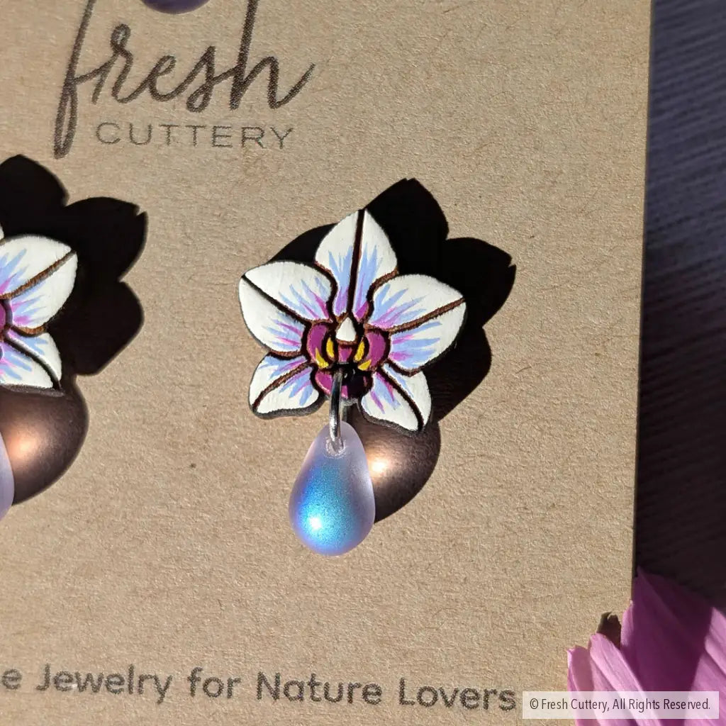 Orchid Drops Studs