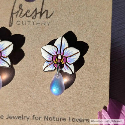 Orchid Drops Studs