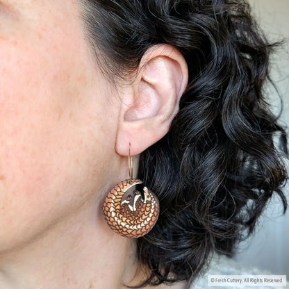 Pangolin Earrings Dangle and Drop Earrings
