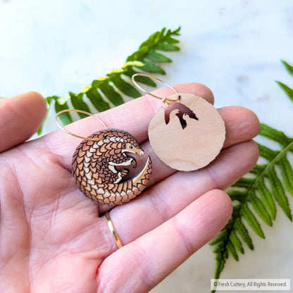 Pangolin Earrings Dangle and Drop Earrings