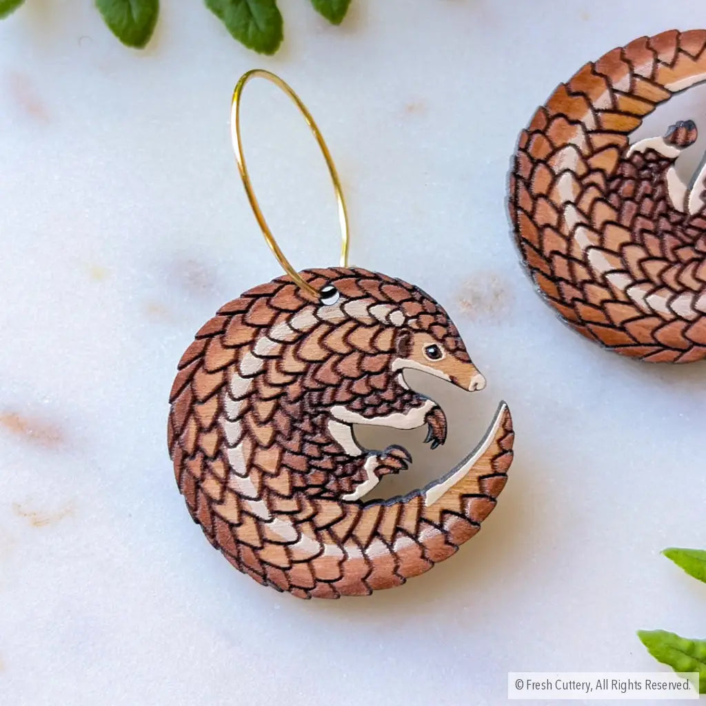 Pangolin Earrings Dangle and Drop Earrings