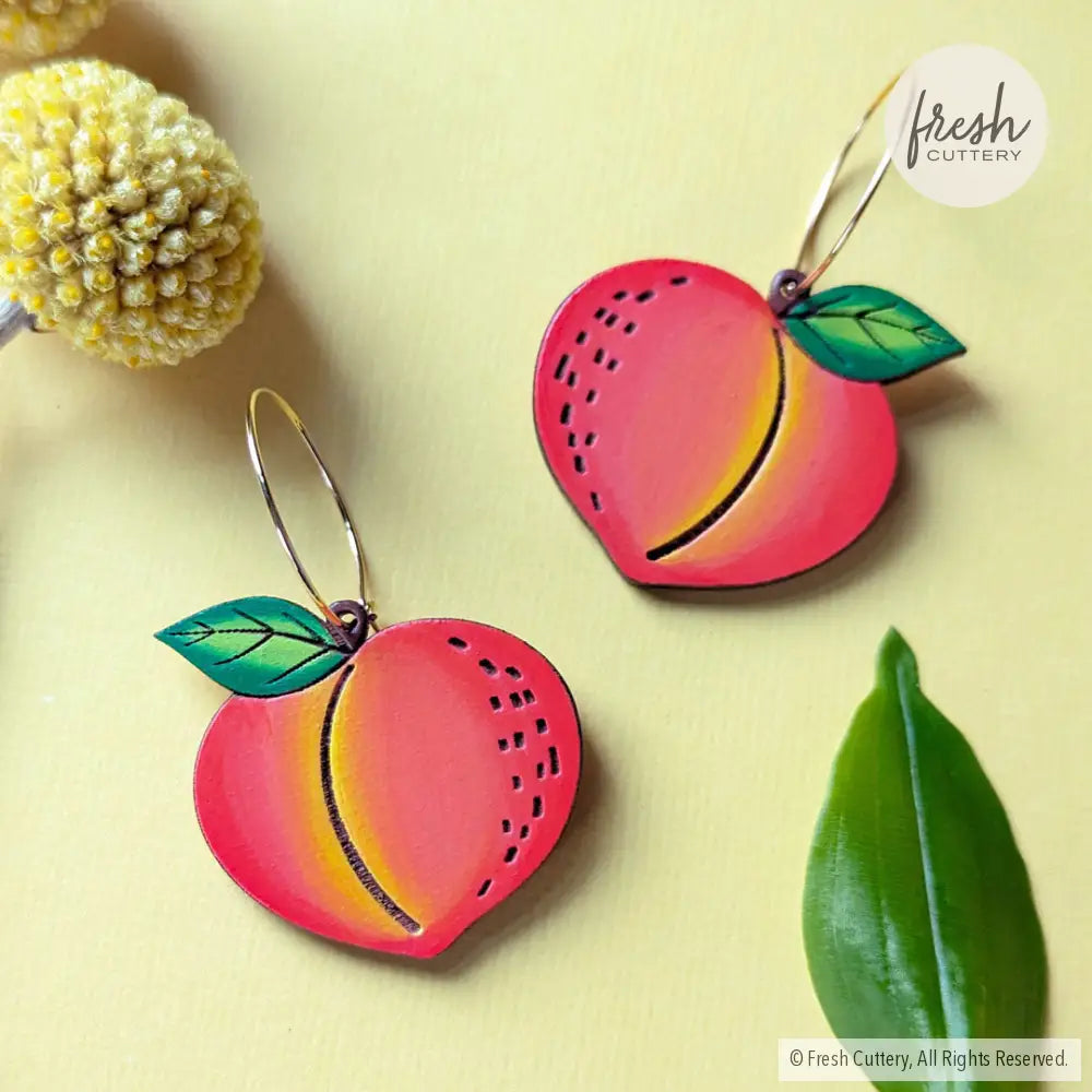 Peach Earrings Dangle And Drop