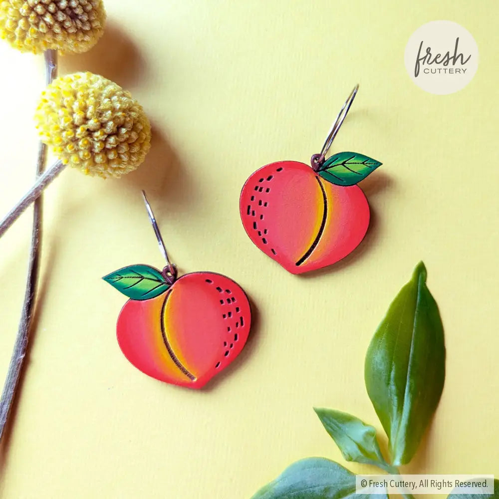 Peach Earrings Dangle And Drop