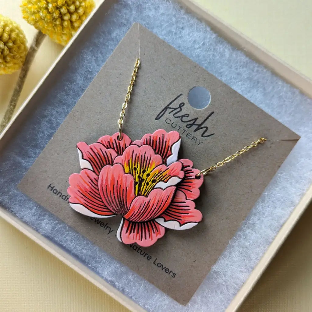 Peony Statement Necklace Necklaces