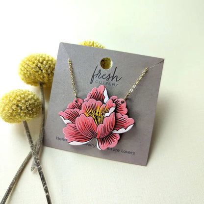 Peony Statement Necklace Necklaces