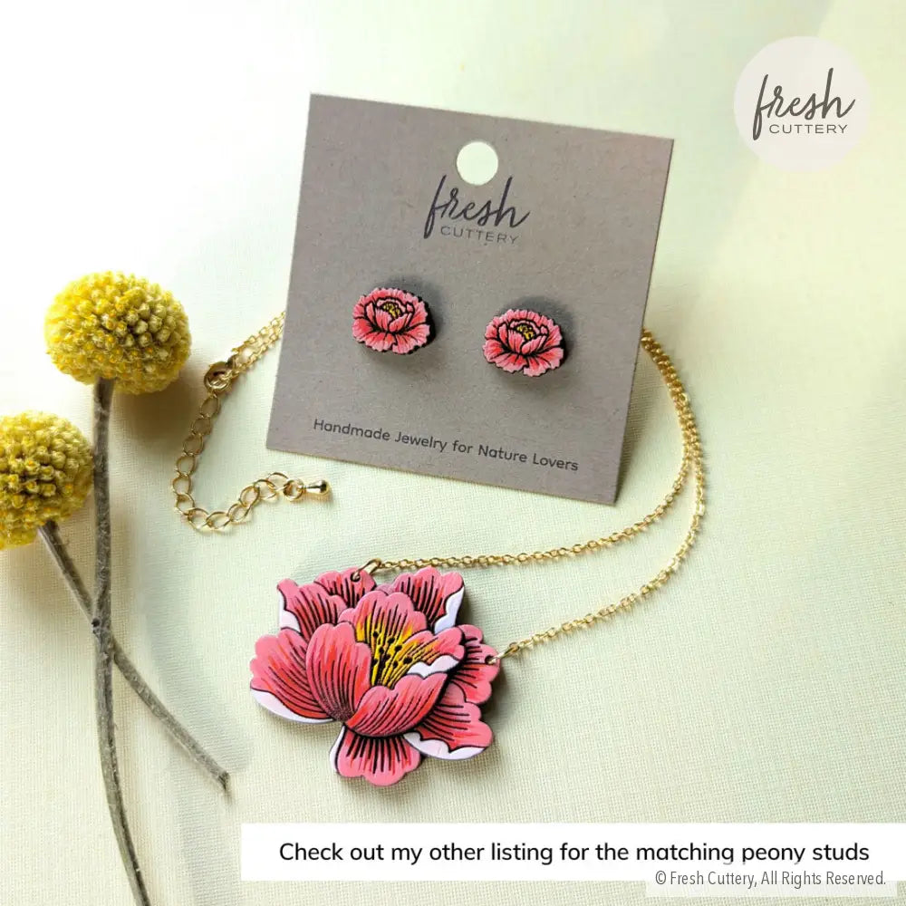 Peony Statement Necklace Necklaces