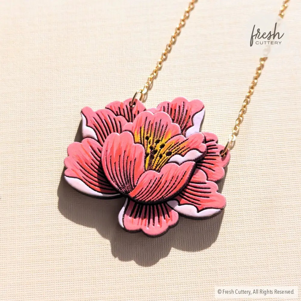 Peony Statement Necklace Necklaces