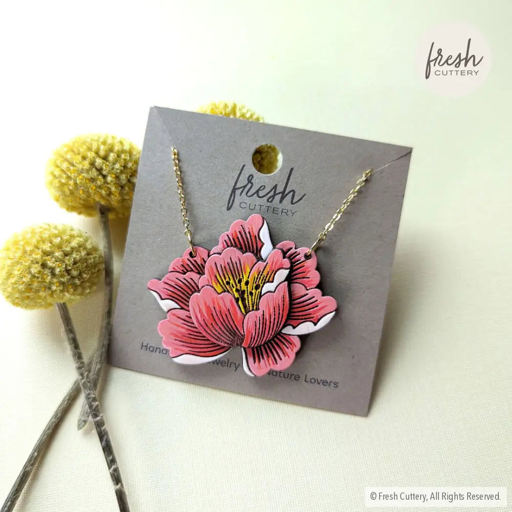 Peony Statement Necklace Necklaces