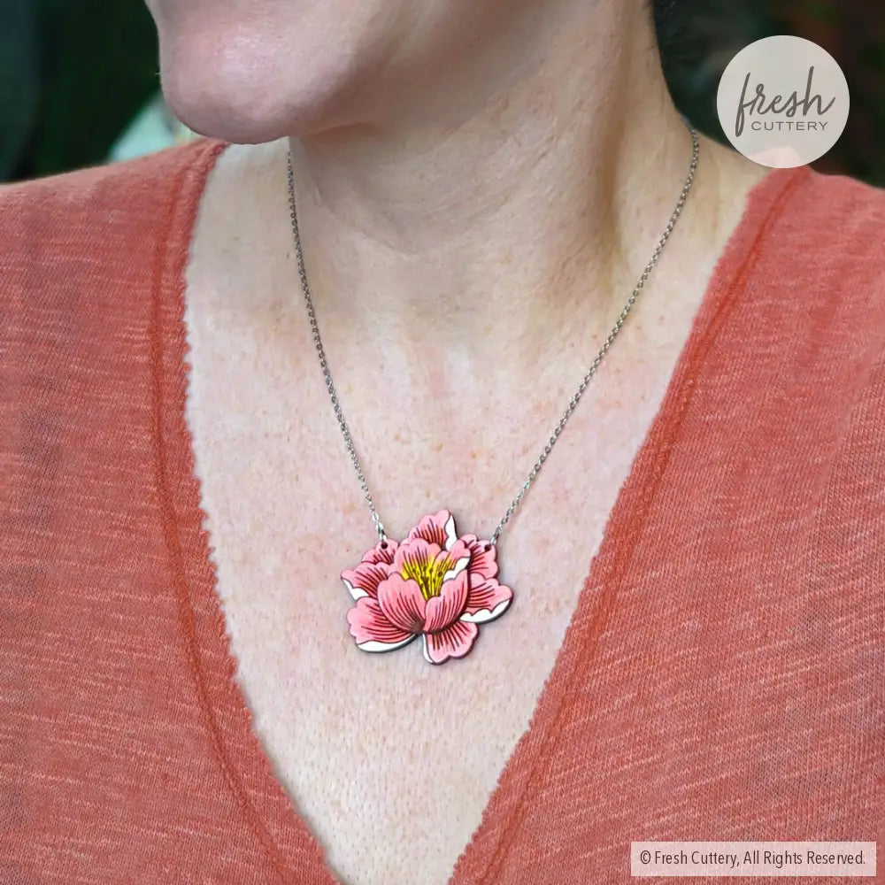 Peony Statement Necklace Necklaces