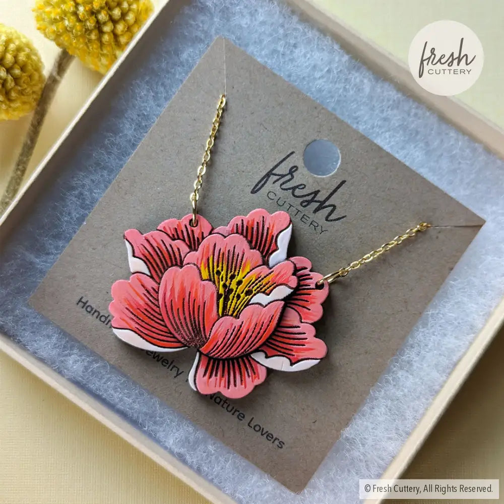 Peony Statement Necklace Necklaces