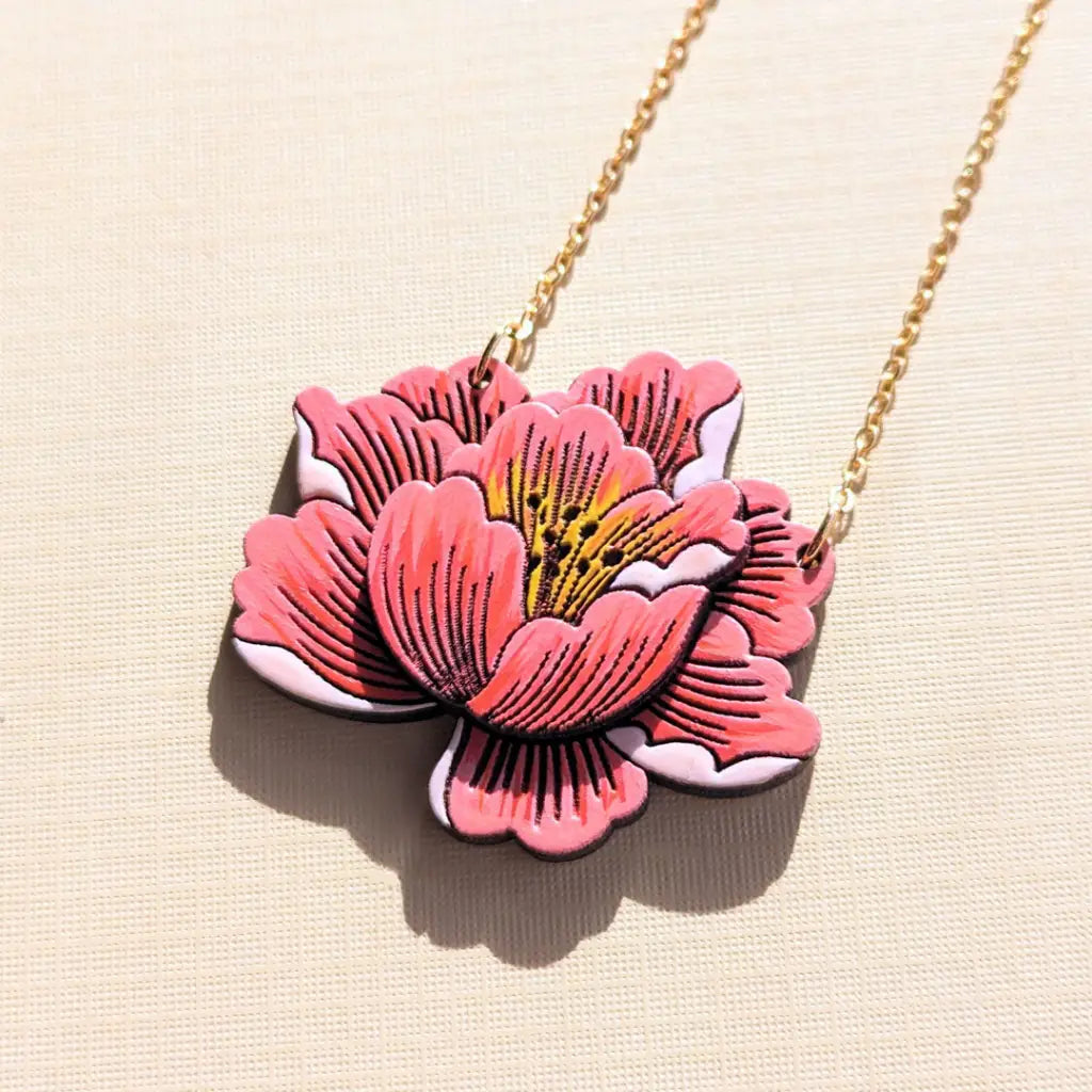 Peony Statement Necklace Necklaces