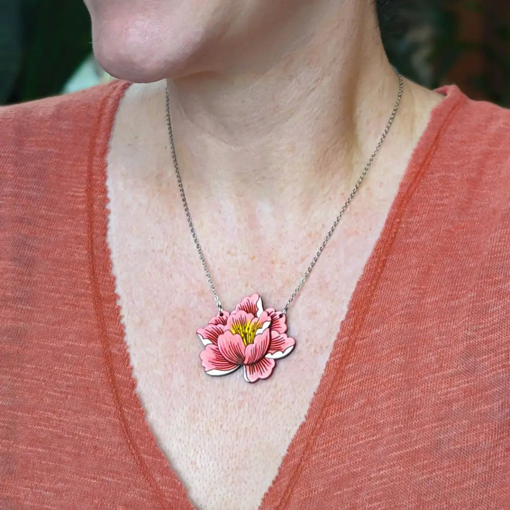 Peony Statement Necklace Necklaces