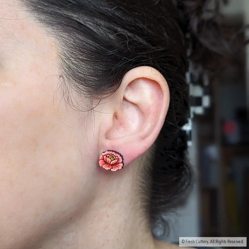 Peony Studs
